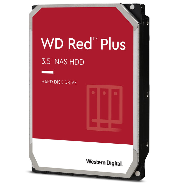 WD Red Plus interne Festplatte NAS 6 TB (3,5'', Datenübertragung bis 175 MB/s, Workload 180 TB/Jahr,