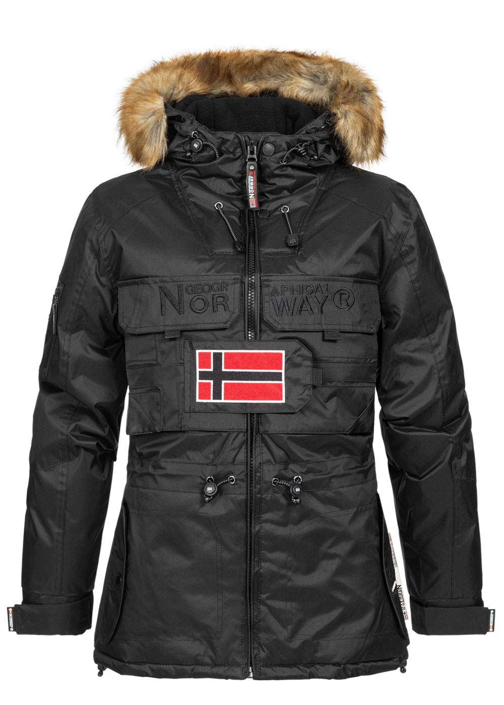 Geographical Norway Damen Bellaciao Jacke L Schwarz, L Schwarz