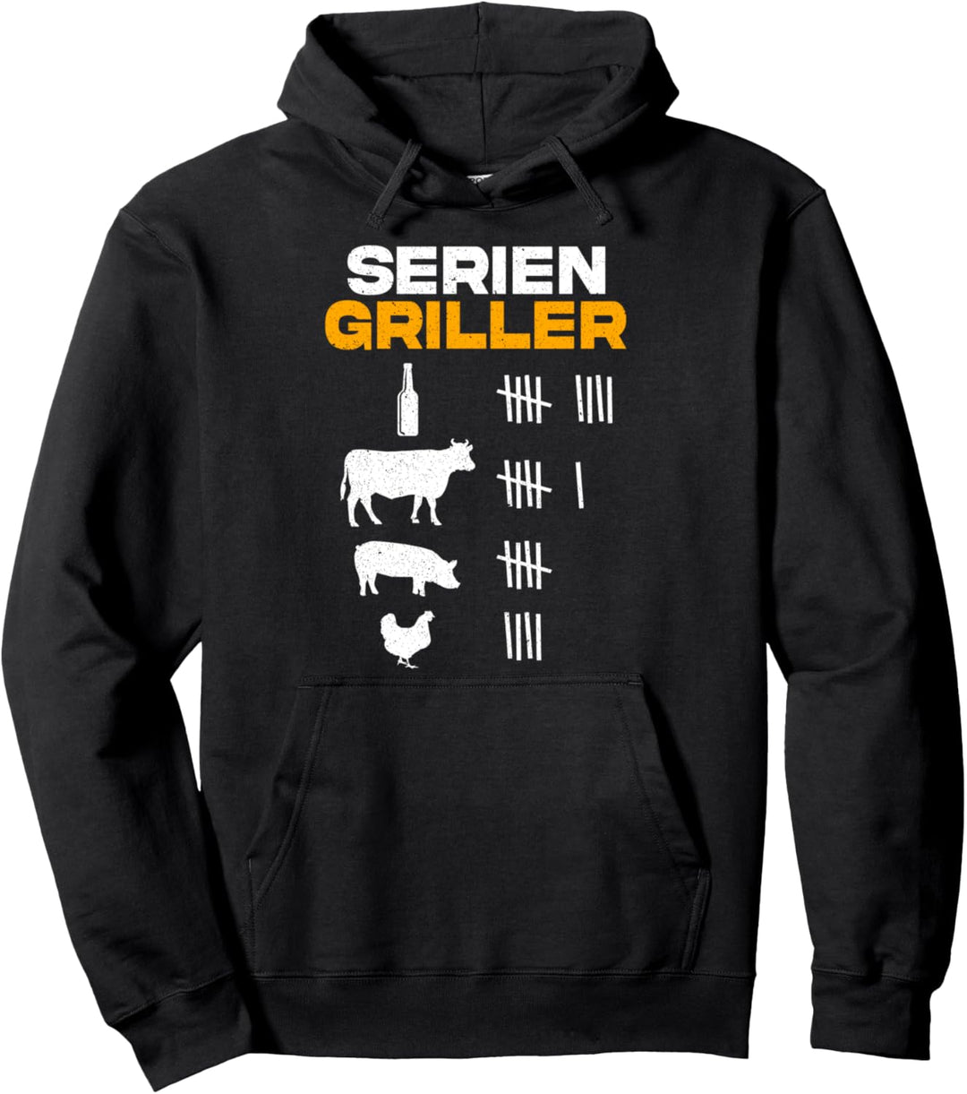 Seriengriller BBQ Bier Grillen Pullover Hoodie