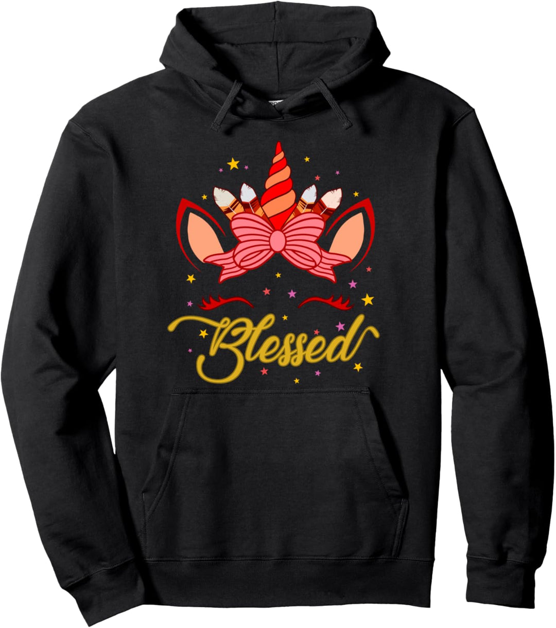 Die Türkei-Einhorn-Erntedankfest lustig cool Pullover Hoodie