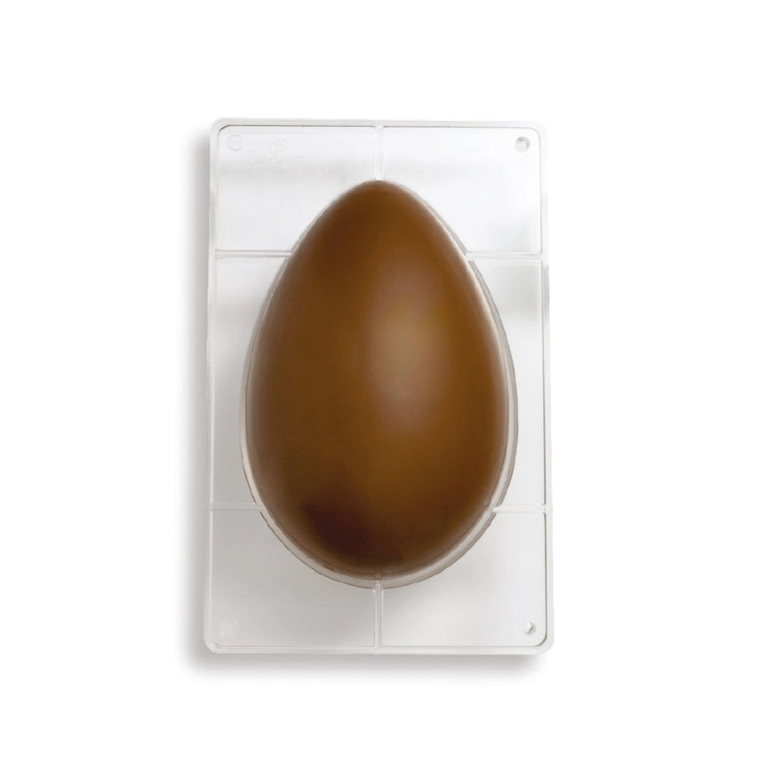Decora, 0050058 Schokoladeneierform aus Polycarbonat 1 Kavität 163 x 230 mm, Ideal für glänzende und