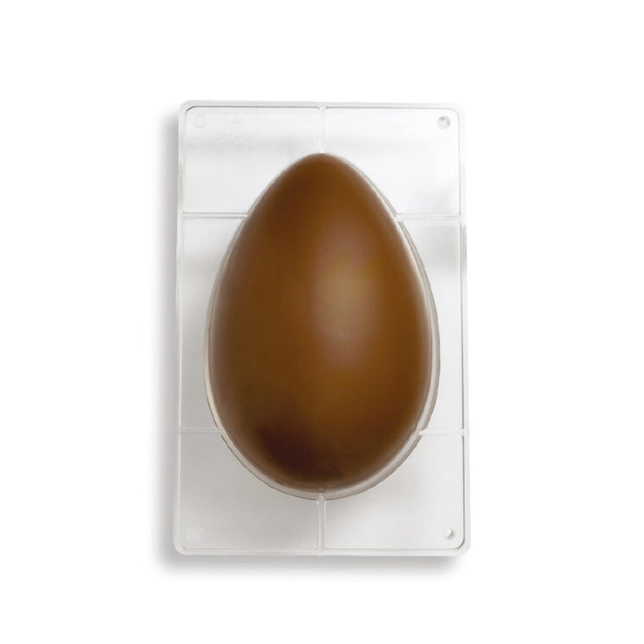 Decora, 0050058 Schokoladeneierform aus Polycarbonat 1 Kavität 163 x 230 mm, Ideal für glänzende und
