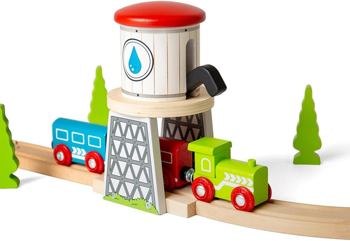 Bigjigs Rail Eisenbahn Turm Holz Wasser - Andere Spezialisierung Holz Eisenbahn Kompatible Marken