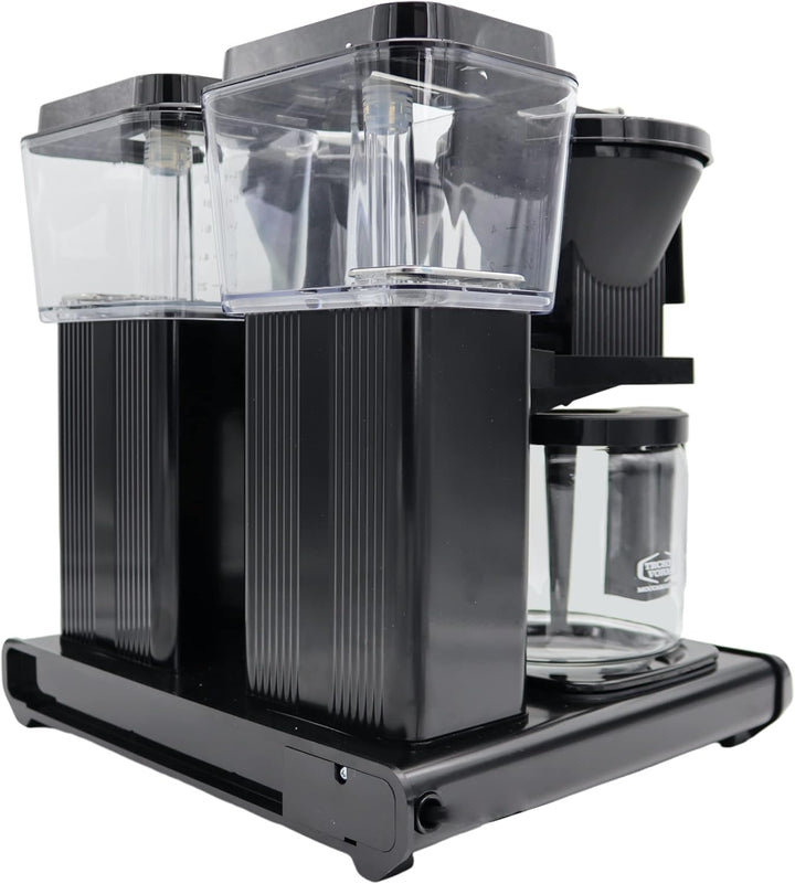 Moccamaster KBG744 Filter Kaffee Maschine Glas, 2 x 1.25 Liter, 59367, Schwarz