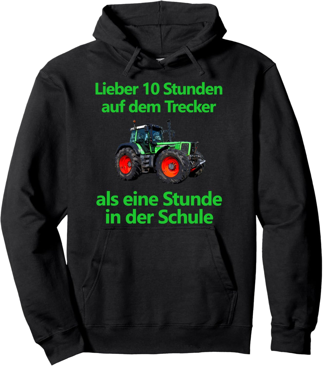 Traktor Trecker Kind Landwirt Bauer Schule Landwirtschaft Pullover Hoodie