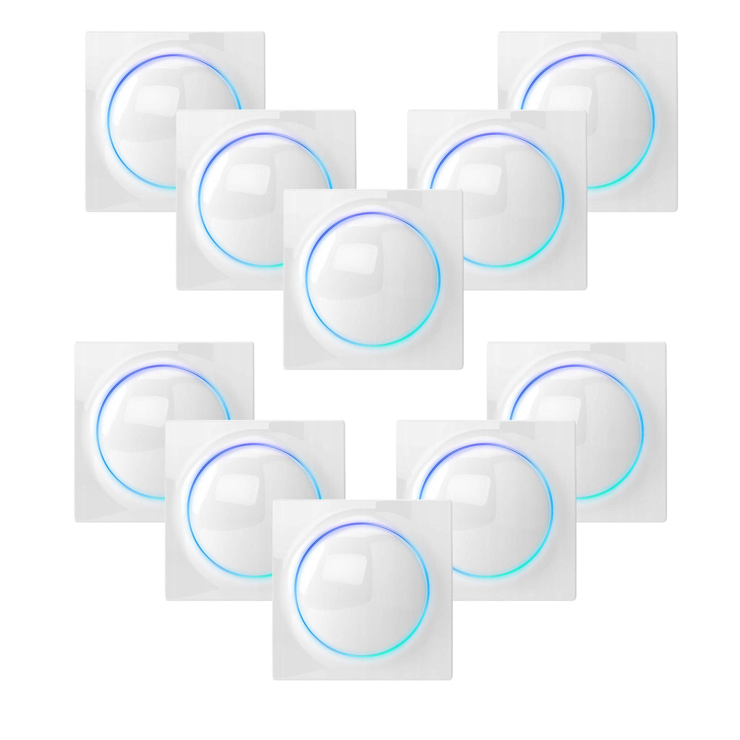FIBARO Walli Roller Shutter / Z-Wave Plus Unterputz Rolladenschalter, Weiss , FGWREU-111 10 stuck