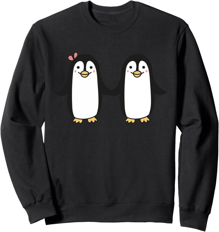 Pinguin-Freunde zurück zur Schule Freundschaftskinder Sweatshirt