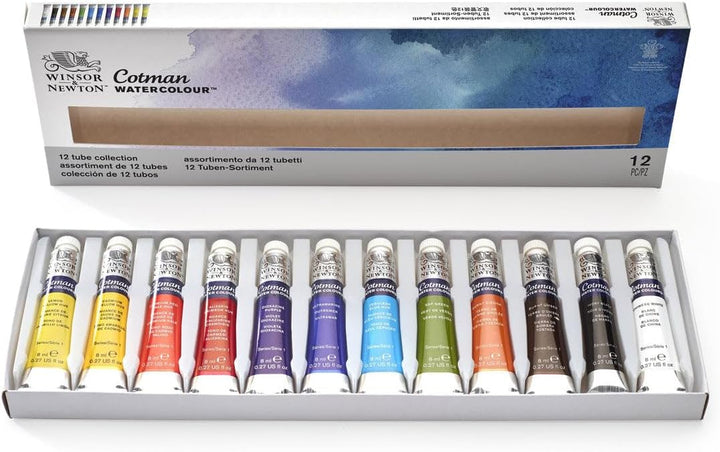 Winsor &amp; Newton 0390636 Cotman Aquarellfarben Set, lebendige Wasserfarben mit hoher Lichtechtheit, g