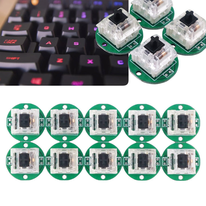 SJ@JX Arcade Game LED DIY Kit Mechanische Tastatur Schalter Arcade LED Knopf LED Joystick Controller