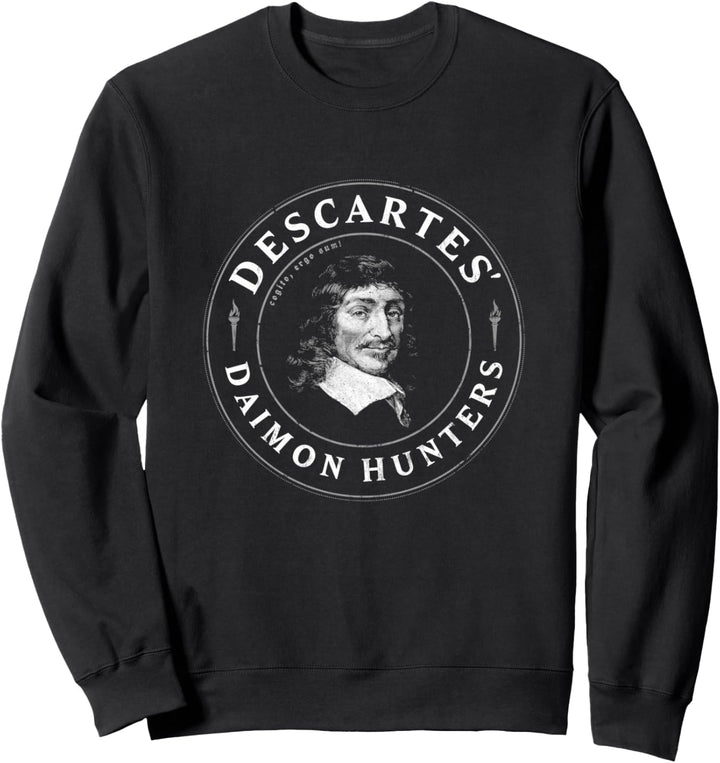 René Descartes Daimon Hunters Cogito Ergo Sum Philosophie Sweatshirt