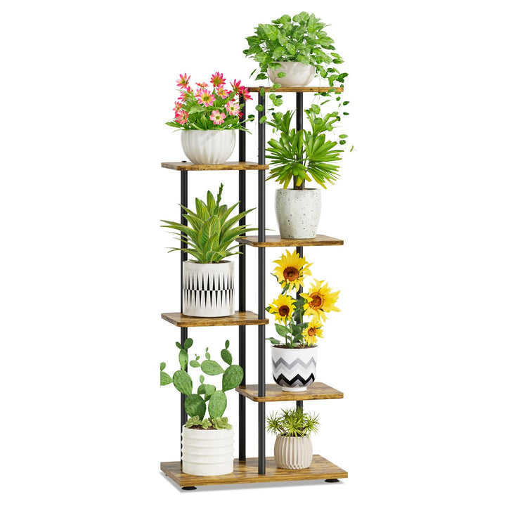 iDavosic.ly Pflanzenständer mit 5 Etagen, Blumenständer für Draussen Plant Stand Indoor Outdoor, Pfl