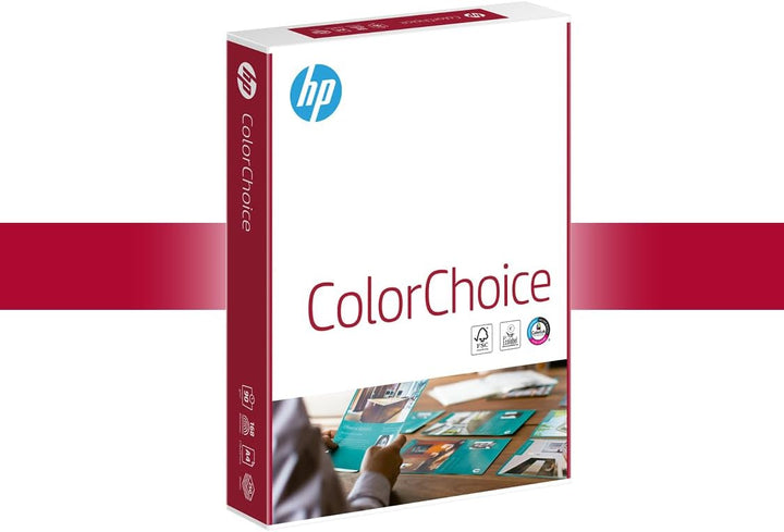 HP Druckerpapier, Farblaserpapier Colorchoice CHP760 - 90 g, A3, 2000 Blatt (4x500), extraglatt, wei