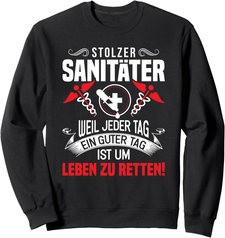 Notfallsanitäter Notarzt Retter Rettungssanitäter Sanitäter Sweatshirt