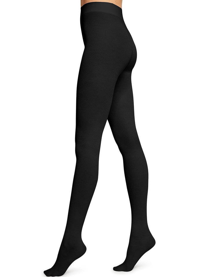 WOLFORD Baumwoll-Strumpfhose für Damen S Schwarz, S Schwarz