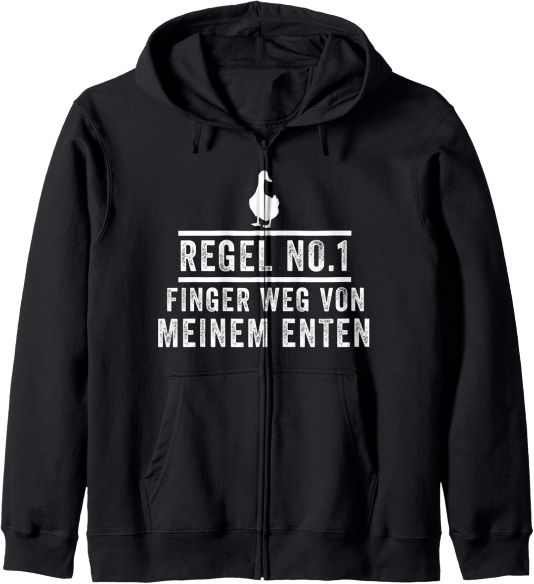 Ente Vogel Ententeich Entenbesitzer Lustige Sprüche Kapuzenjacke
