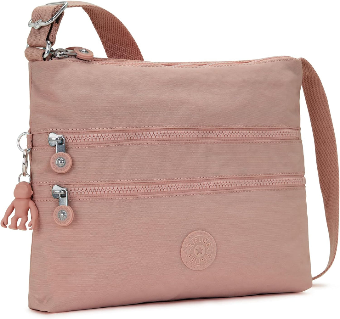 Kipling Unisex Alvar Medium Crossbody, Tender Rose, Tender Rose