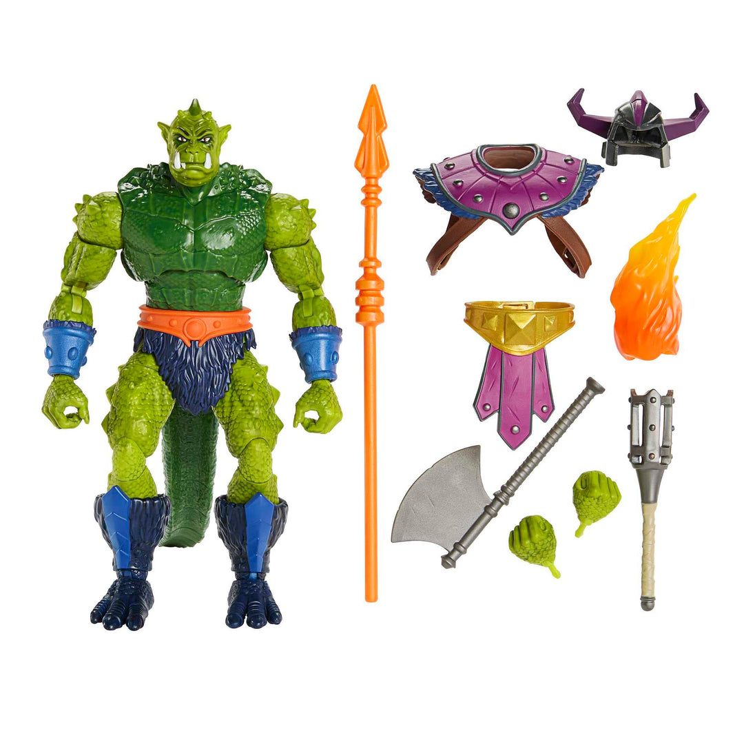 Masters of the Universe Masterverse Actionfigur in Übergrösse New Eternia Whiplash, 20 cm, 30 versch
