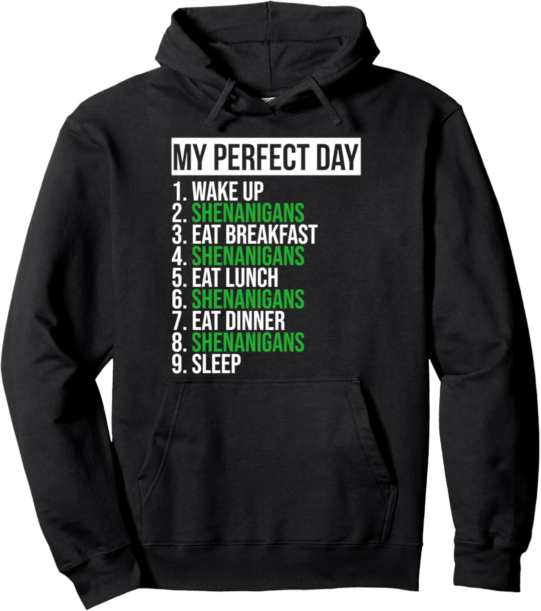 Shenanigans Shirt Irish Quote Lustiges Sprichwort St Pullover Hoodie
