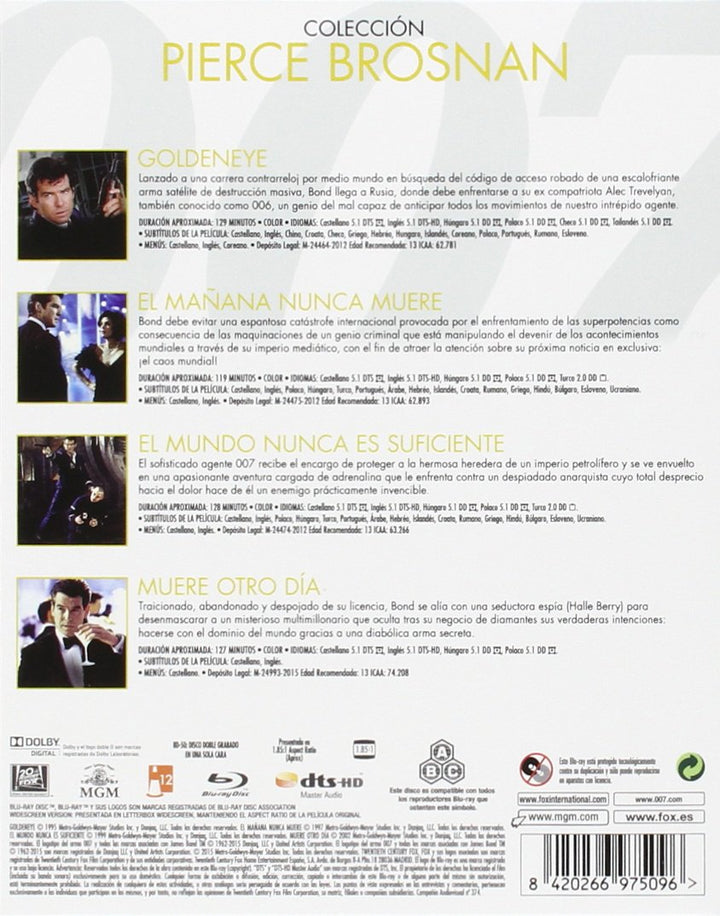 Bond: Colección Pierce Brosnan [Blu-ray], Blu-ray