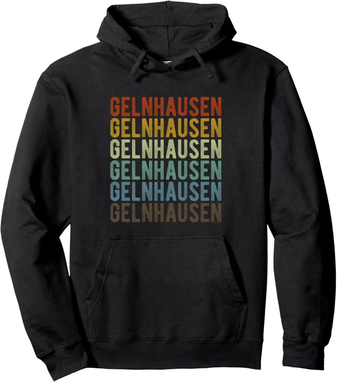Gelnhausen Stadt Retro Vintage Pullover Hoodie