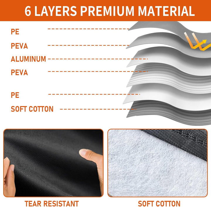 wasserdichte Autoabdeckung für Mercedes Benz A-Klasse 2012-2017, 6 Schichten Outdoor Full Car Cover