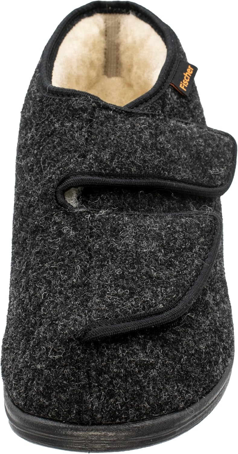 Fischer Markenschuh Herren Frank Hohe Hausschuhe, 40 EU