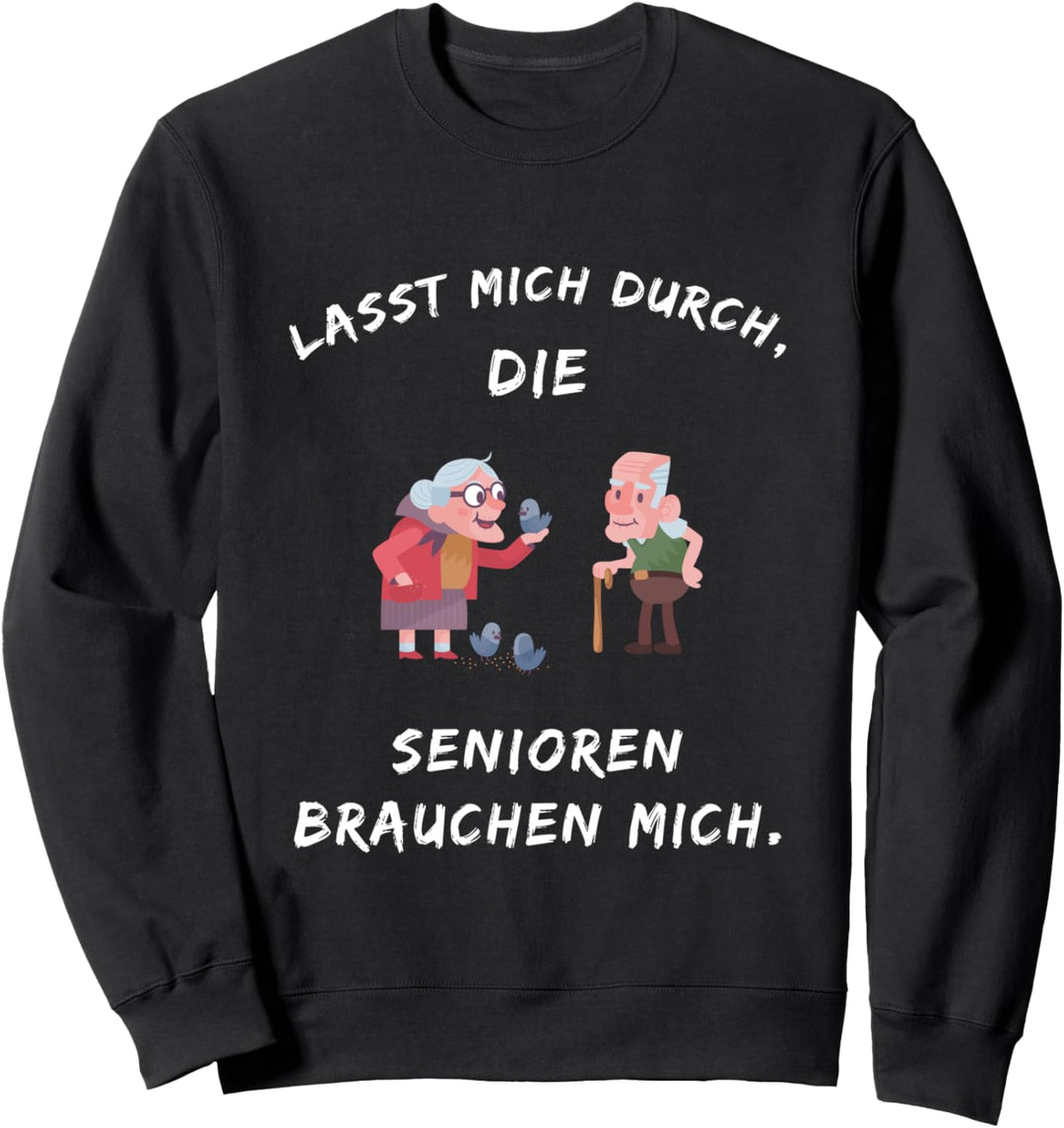 Altenpflege Spruch Lustig Kleidung Pflegekraft Pfleger Humor Sweatshirt