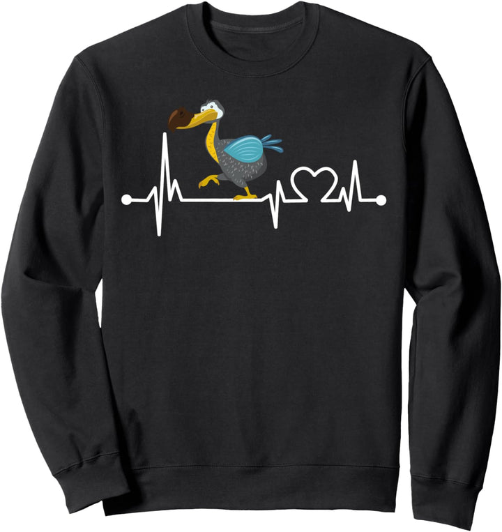 Dodo Vogel Herzschlag Hemd Tier Kind/Frauen/Männer Geschenk Sweatshirt