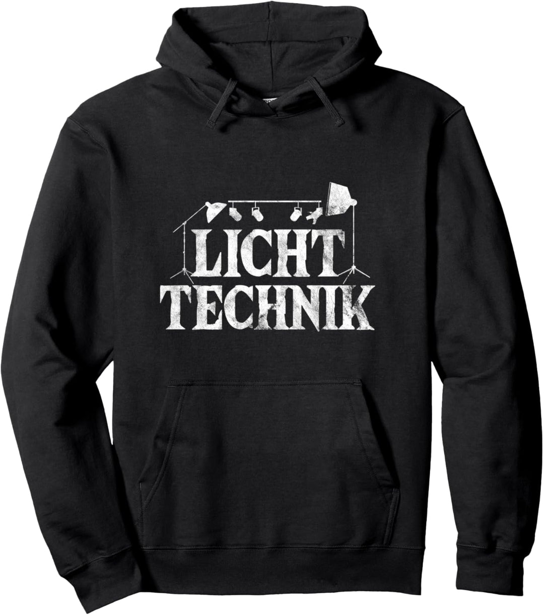 Lichttechnik Licht Lichttechniker Beleuchtung Geschenk Pullover Hoodie