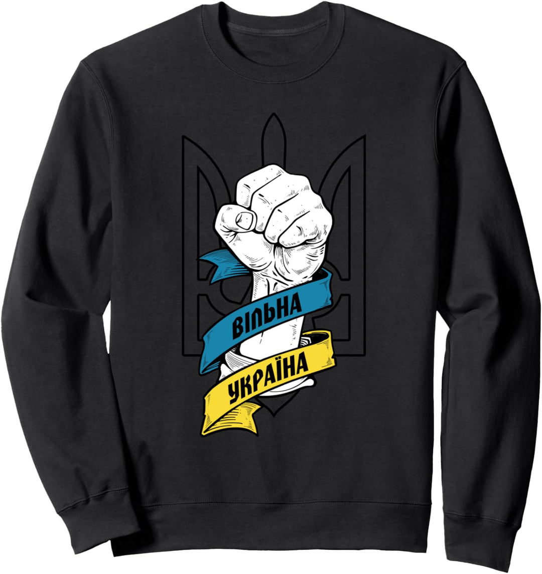 Ukrainische Flagge Ukrainisches Hemd für Herren Sweatshirt
