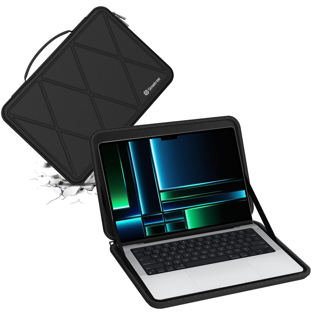 Smatree Hard Eva Schutzhülle Tasche Kompatibel für 14,2 Zoll Apple MacBook Pro M4 2024/M3/M2/M1/A291