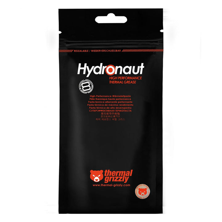 Thermal Grizzly - Hydronaut - 26 Gramm/10ml - Leitfähige Hochleistungs-Wärmeleitpaste - Ideal für Lu