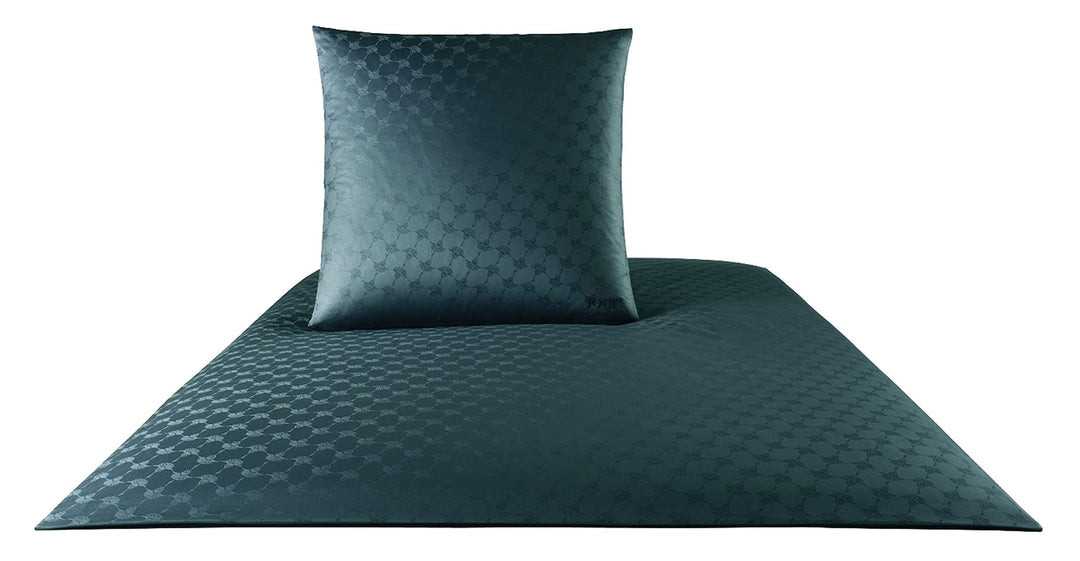 JOOP! Bettwäsche Cornflower quarz 4020-29 135x200 cm + 80x80 cm - 100% Baumwolle Jacquard mit Cornfl