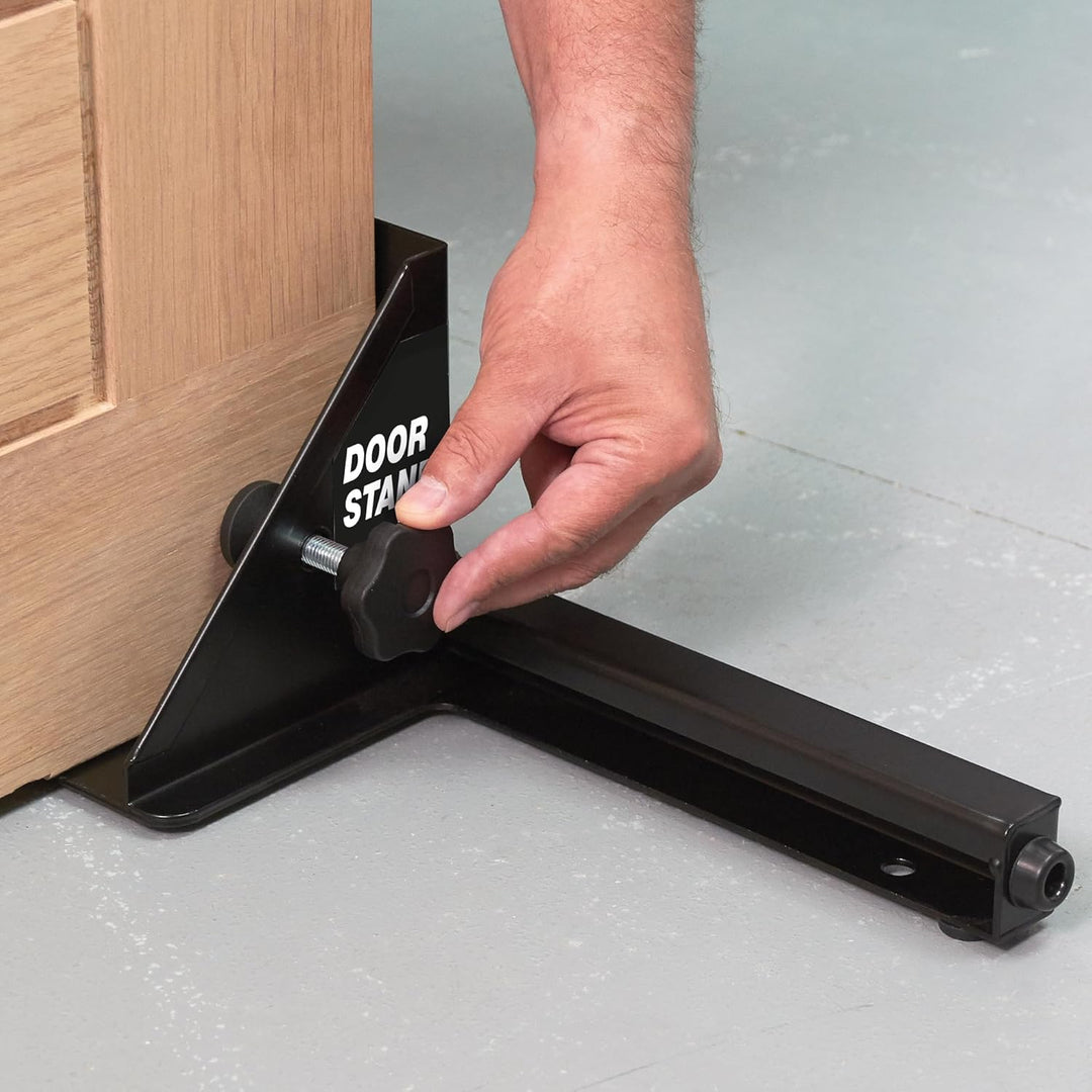 Trend Türständer - Sichert Türen vertikal oder horizontal, D/STAND/A Schwarz Einzelbett, Schwarz Ein