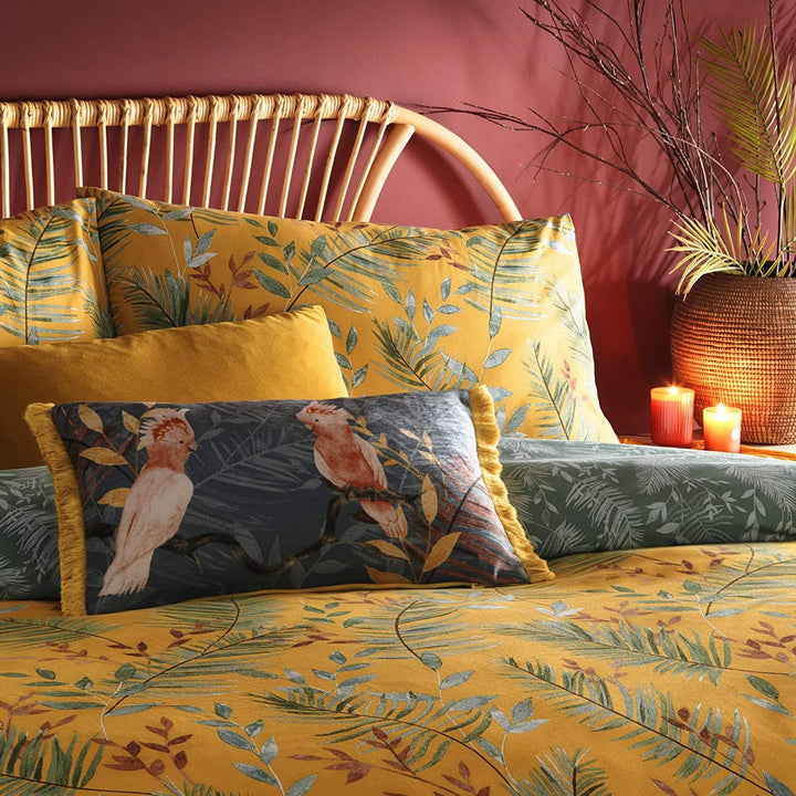 furn. Mazari Bettwäsche-Set, Senf, King-Size-Bett King Size Senffarben, King Size Senffarben