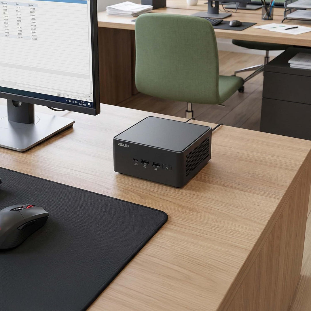 ASUS Mini PC | NUC 15 Pro | Schwarz | Core 7 240H | RAM: 16GB | SSD: 500GB | Windows 11 Pro NUC 15 P