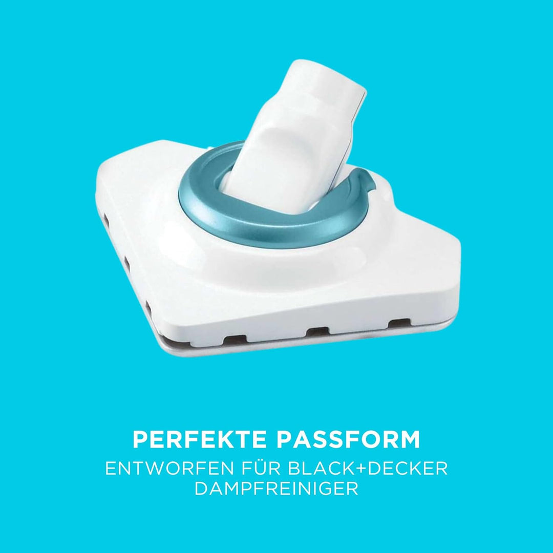 Black+Decker Delta-Aufsatz-Set Dampfglätter, Textilauffrischer, Poltergleiter und Deltapad, FSMHGA