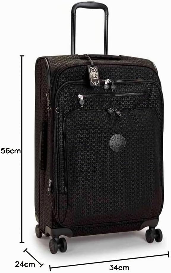 Kipling New YOURI SPIN S Handgepäck Signature Emb, Signature Emb