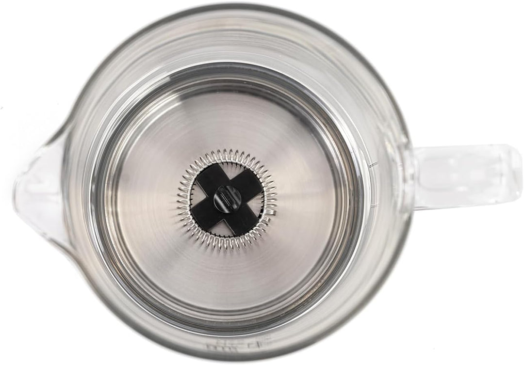 ROMMELSBACHER Milchaufschäumer MS 625, elektrisch, 250 ml zum Schäumen, 500 ml zum Verrühren, Glaska