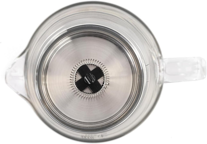 ROMMELSBACHER Milchaufschäumer MS 625, elektrisch, 250 ml zum Schäumen, 500 ml zum Verrühren, Glaska