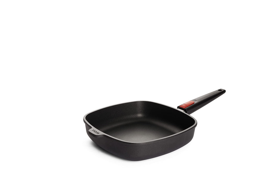 Woll Induktion Nowo Titanium Guss-Pfanne viereckig-Induktiv, 26x26 cm, 6.5 cm hoch, mit abnehmbarem