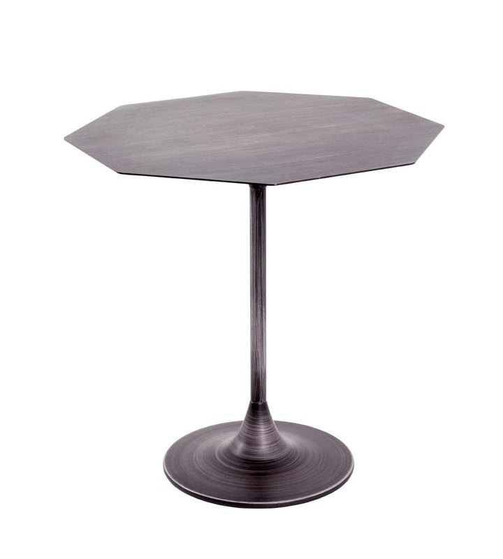 HAKU Möbel Beistelltisch, Metall, schwarz, B 45 x T 45 x H 47 cm 45 x 45 x 47 cm, 45 x 45 x 47 cm