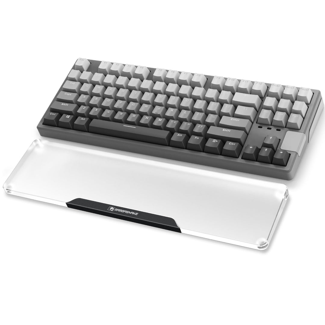 MAMBASNAKE Handgelenkauflage für Tastatur, Tastaturpad aus Acryl für TKL 80% Tastatur - Ergonomic Wr