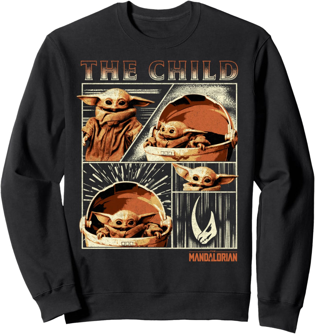 Star Wars The Mandalorian The Child Panels Sweatshirt