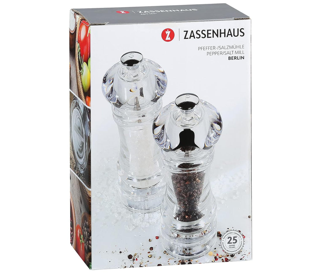 Zassenhaus KP0000035629 Berlin Mühlen-Set, Acryl, 18 cm