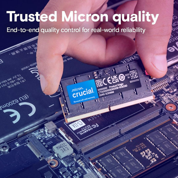Crucial RAM 16GB Kit (2x8GB) DDR5 5600MHz (oder 5200MHz oder 4800MHz) Laptop Arbeitsspeicher CT2K8G5