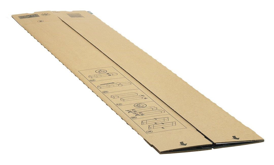 progressPACK Teleskop-Versandhülse Premium PP LBT10.06 aus Wellpappe, DIN A0, 860 x 111 x 111 mm, 10