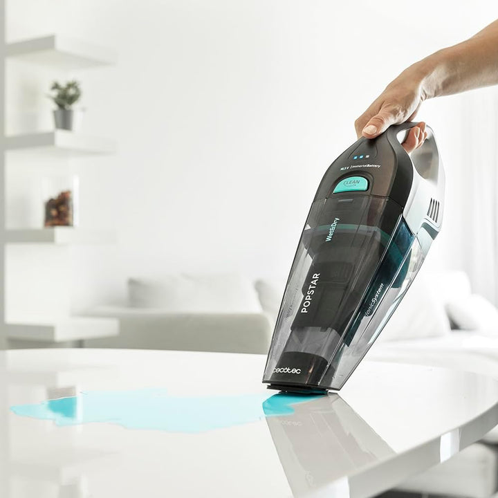 Cecotec Handstaubsauger Conga Popstar Micro- Hand,18.5V, beutellos, Wet&amp;Dry System, 500 ml Fassungsv