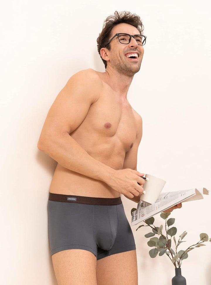DAVID ARCHY 3/4er Pack Boxershorts, Weich, Hautfreundlich und Luftdurchlässig, Unterwäsche mit Beute