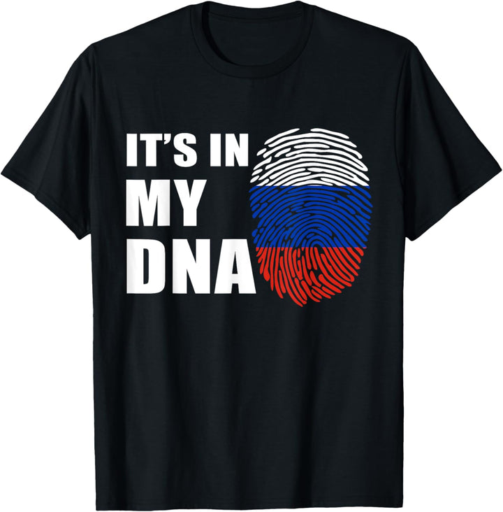 Russische Flagge "It's In My DNA" T-Shirt